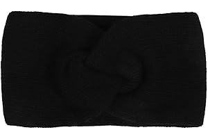 ‎ZWILLINGSHERZ Zwillingsherz Stirnband mit Zopf-Knoten - Hochwertiges Strick-Kopfband für Damen Frauen Mädchen - Kaschmir - Ohrenschutz - Haarband - warm weich und luftig für Frühjahr Herbst und Winter - swz