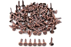 GIVBRO Split Pins Mini Brads Paper Fasteners Round Metal Brads for DIY Craft Stamping Scrapbooking Tool 50 Pieces