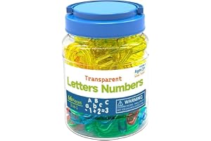 Generiskt alfabetleksaker – Canned Letters, Rainbow Set för barn