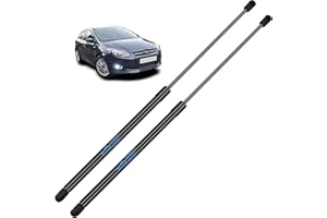 Koaudb 2x Molle a Gas Ammortizzatori Posteriori per Ford Focus MK3 2010-2018 Nero Pistoni Portellone Posteriore 385N 600MM Pistoni per Portellone Posteriore Sostituire #BM51A406A10AE