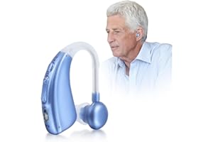 Hlfoaih Calidad de sonido con cancelación de ruido clara, mejora la capacidad de comunicación, recargable, duradero, cómodo de llevar, pequeño, portátil y oculto