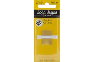 COLONIAL NEEDLE Big Eye Quilting Hand Needles-Size 10 12/Pkg