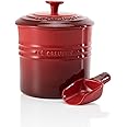 Le Creuset Portacondimenti In Gres Vetrificato - 11 Cm, Colore Ciliegia, Con Cucchiaio - Foto 5