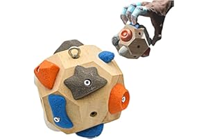 ANGLOCRATE Handcrafted Boulder Block - Build Strength And Precision, 3D Rock Climbing Training Ball For Finger Strength, Finger Training Tool For Climbers, Rock Climbers Gift For Mountain Climbing Present