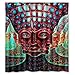 Produktbild Lawrence Abstract Psychedelic Alex Grey Trippy Art Pattern Design Bathroom Mildew Proof Polyester Fabric Shower Curtain With Rings 66x72 inch