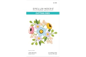 Spellbinders S2-380 Little Blooms Etched Dies from The Out and About Collection