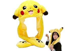 doepeBAE Cappello da Coniglio con Orecchie Che Si Muovono, Cappello Divertente per Adulti e Bambini, Cappello da Festa Cappello da Cosplay con Orecchie Che Si Muovono, Morbido e Com