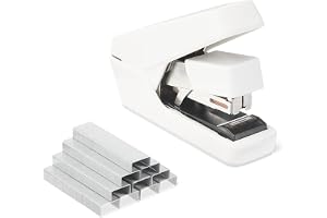 Amazon Basics 100 robust häftapparat, enkel häftning, 40 ark kapacitet, 1000 platta häftklamrar