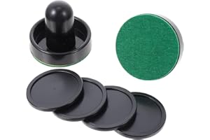 ZYWQ Air Hockey Set - 2 Air Hockey Pushers & 4 Pucks for Mini Tables | Replacement Accessories