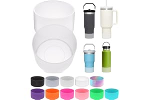 2PCS for Stanley Boot, Silicone Bottom for Stanley Cup Boot Quencher Adventure 40oz&for Hydroflask Boot 12-24oz for Stanley Tumbler Accessories for Stanley Cup Accessories Avoid Scratches&Noise