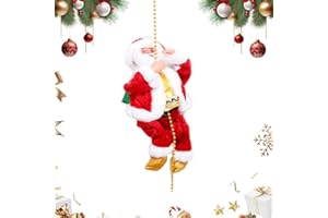 ‎TOPBASHGO Kletternder Weihnachtsmann, 2025 New Weihnachtsmann Aussen, Kletternder Weihnachtsmann Aussen, Puppen-Weihnachtsdekorationen, Kinderspielzeug vom Weihnachtsmann (#2)