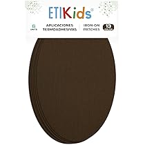 6 Ginocchiere Termoadesive Verde Giada - Toppe Per Riparare Pantaloni E Abiti, 16x10 Cm