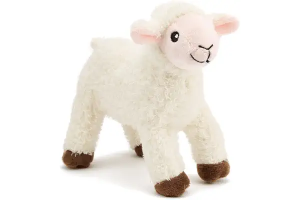 Zappi Co Juguete de Peluche Suave y Agradable al Tacto para Niños Compañeros de Juego Suaves y Mimosos para Niños (12-15cm / 5-6") (Cordero)