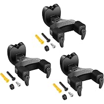 Donner Supporto A Muro Per Chitarra &ndash; Gancio Con Blocco Automatico Per Basso, Ukulele, Violino, Mandolino (Nero, 1 Pezzo)