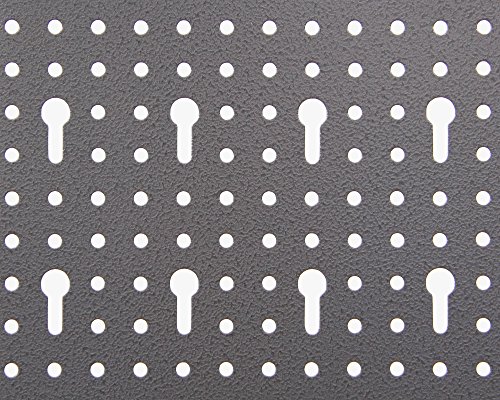 Werkzeugwand Lochwand aus Metall Werkstattwand mit Euro-Lochung 57 x 160 cm aus 4 Teilen - 4