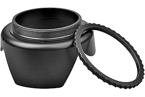 Komet D5200 - Parasol para lente Nikon AF-S DX NIKKOR D5500, D5300, D5200, D3200 con lente Nikon AF-S DX NIKKOR de 18 a 55 mm