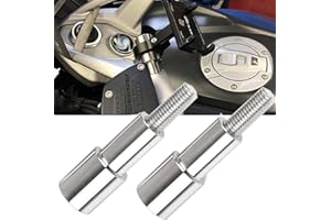 QJY-MOTOR PART-STORE 2pcs Moto Navigazione Staffa Anteriore Supporto del Telefono GPS er R1200RT R 1200 RT /R1250RT R 1250 RT K1600GT K 1600 GT /K1600GTL K 1600 GTL /K1600B K 1600 B（Argento)