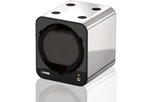 BECO TECHNIC Boxy Fancy Brick Uhrenbeweger Platin für eine Uhr