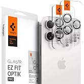 Spigen iPhone 17 Pro/Pro Max /16 Pro/Pro Max ile Uyumlu Kolay Kurulum Kamera Lens Camı Koruyucu GLAS.tR EZ Fit Optik Pro (2 A