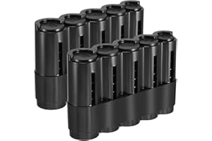 Weskjer 2 Scatola porta monete in euro, Dispenser di Monete in Plastica Portafoglio Facile da Cambiare per Tassisti/Bar/Ristoranti