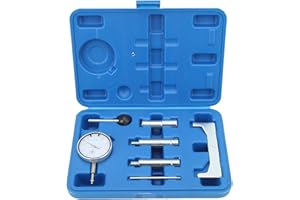 Leapiture Medidor De Sincronización para Bomba De Inyección Diésel, Kit De 7 Piezas con Adaptador Y Regulador Estático, para Motores Turbodiésel