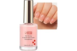 MEITREND Nail Strengthener,Extra Strong Nail Polish Strengthener for Damaged Nails, Nail Hardener Repair Serum Nail Growth Oil, Nail Repair Polish for Weak, Thin, Peeling Nails, Strengthening