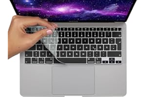 ‎MYGADGET MyGadget Tastaturschutz für Apple MacBook Air 13 Zoll [ ab 2020 M1 Chip] - Folie für EU Tastatur - Keyboard Cover - Transparent