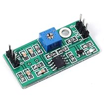 BuyWeek LM393 Spannungskomparator Relaismodul, 1 Kanal/1CH 30mA DC 24V Spannungsvergleichs Chipplatine Spannungskomparator Relais