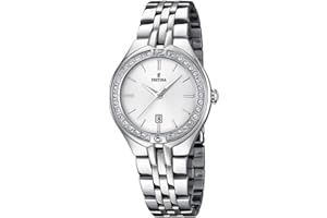 FESTINA Femme Analogique-Numérique Quartz Montre avec Bracelet en Acier Inoxydable