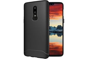 TUDIA Arch S, lekkie, w pełni matowe etui zaprojektowane dla OnePlus 6 (czarne)