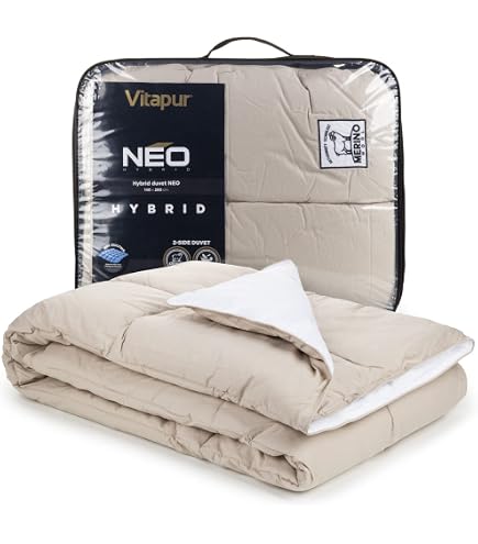 Vitapur Winterdecke – Kuschelige Bambusdecke, Allergikergeeignet & Oeko-Tex Zertifiziert