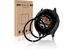 VSEER 2 Stück Schutzfolie für Panzerglas für Garmin Venu 3, Ultra-klar Blasenfrei Anti-Öl Anti-Schmutz Garmin Venu 3 Displayschutzfolie, 3D Volle Abdeckung Ultrabeständig Glas Folie für Garmin Venu 3