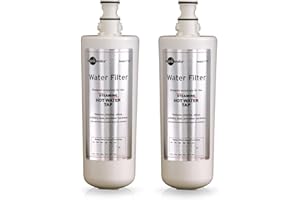 InSinkErator F-701R Under Sink Water Filter, Tap Water Purifier for Clean Drinking Water, Exclusively for Hot Water Tap, 454 Litre Capacity, 2 Pack