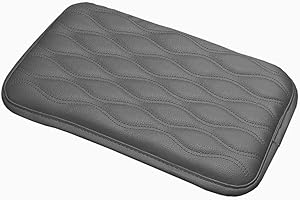 ASUDARO Car Armrest Pad,Universal Car Center Console Armrest Cushion,Auto Support Armrest Pad PU Leather Car Armrest Seat Box Cover Protector Protector For Most Vehicle,SUV,Truck,Car