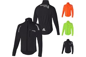 Brisk Bike Veste de cyclisme Veste de course à pied respirante ultra légère