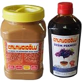 Kalaycıoğlu-Bozkır &Ccedil;ifte Kavrulmuş 935g Tahin 1 Kg Pekmez