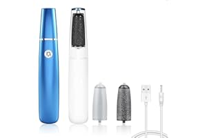 PROBUK Eliminador De Callos Eléctrico Recargable Para Pies Con Rodillo Giratorio 360°, Diseño Impermeable Para Piel Seca Y Talones Agrietados, Herramienta Profesional De Pedicura
