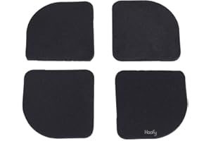 Haofy Anti-Vibrationsmatte Gummi für Waschmaschine, Kühlschrank, Tisch, Stuhl, Schreibtisch – 4 Stück – zur Reduzierung von Vibrationen und Geräuschen – Suitable for alle gängigen Modelle