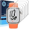 LK Screen Protector for Apple Watch Series 5/4 40 mm and Series 3/2/1 38 mm Film, Compatible with Case, Bubble-Free, Clear HD
