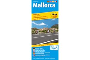 Mallorca: Radkarte mit Tourenvorschlägen, wetterfest, reissfest, abwischbar, GPS-genau. 1:100000 (Radkarte: RK)