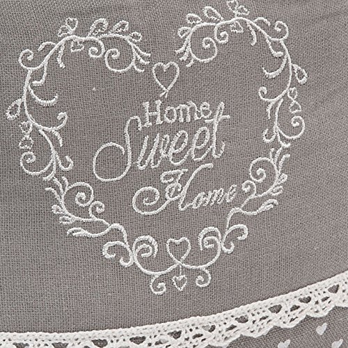 Türstopper Clayre & Eef Shabby HOME SWEET HOME grau Landhaus Cottage Nostalgie - 2
