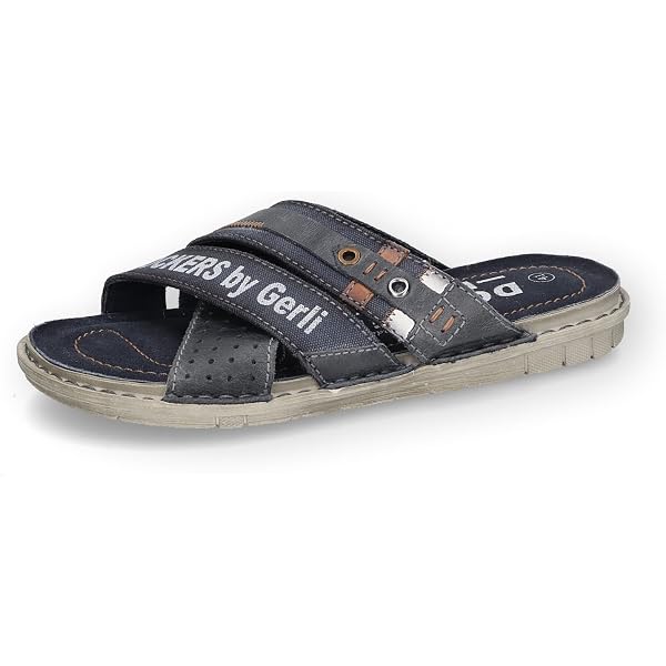 Sabots Hommes Dockers Gris - Cuir Nubuck - Confortables Et Style Décontracté