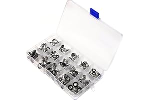 KOVNISE 75 Pcs Angelrute Tipps Quick-Fix Angelrute Augen Leichtgewicht Rutenspitze Reparatur-Kit verschleißfesten keramischen Ring dauerhafte Führung Ersatz Angeln Kit Angelrute Reparatur-Kit