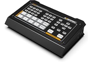 AVMATRIX Video Switcher HVS0401U Live Streaming 4CH HDMI/DP PC Remote Control USB Capture to Computer