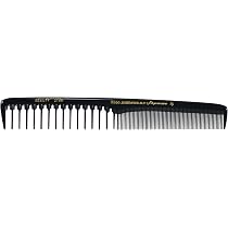 Hercules Sägemann 2560 Beauty Star Haarkamm - Naturkautschuk Mit Strähnenzahnung (extra Grob + Fein), 7 Zoll, Griffverstärkt