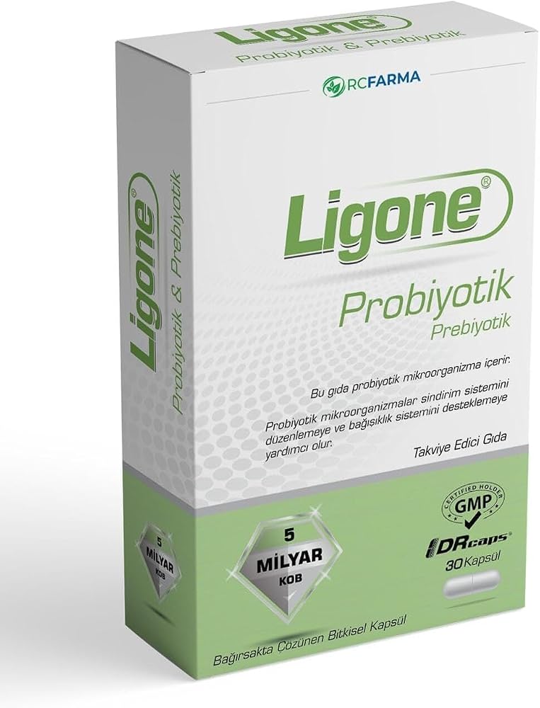 Ligone Probiyotik 30 Kapsül AROMASIZ Renkli