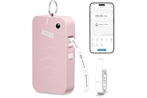ORGSTA S001 Étiqueteuse Bluetooth Portable Imprimante Étiquettes Autocollantes Personnalisées Thermique Mini Etiquetteuse Cadeaux de Noël Nouvel an Anniversaire
