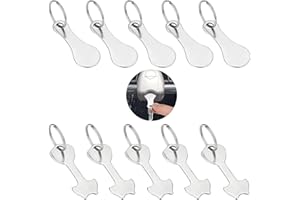 Bikasun 10 Chiave per carrello della spesa moneta gettone carrello spesa gettoni supermercato chip gettone