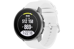 Hiseus Bracelet Compatible avec Suunto 9 Peak / 5 Peak, Bracelet de Remplacement Sport Silicone Compatible avec Suunto 9 Peak Pro/Vertical Bracelets de Montre