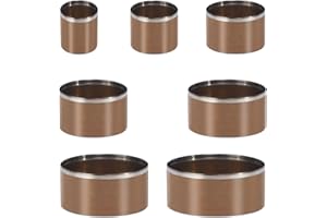 YGKYMVW Runde Locher Werkzeug Lochstanzer Set, 7 Stück Lederhandwerk DIY Tools Loch Hohlstanzer 20 25 30 35 40 45 50mm，Leder Glockenschneider Stanzwerkzeug für DIY-Lederhandwerk